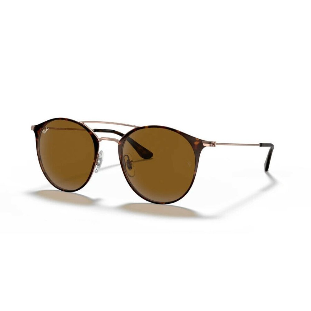 Ray-Ban Havana & Brown Aviator Unisex Uv Blocking Rb3546 9074 Sunglasses - Picture 1 of 6